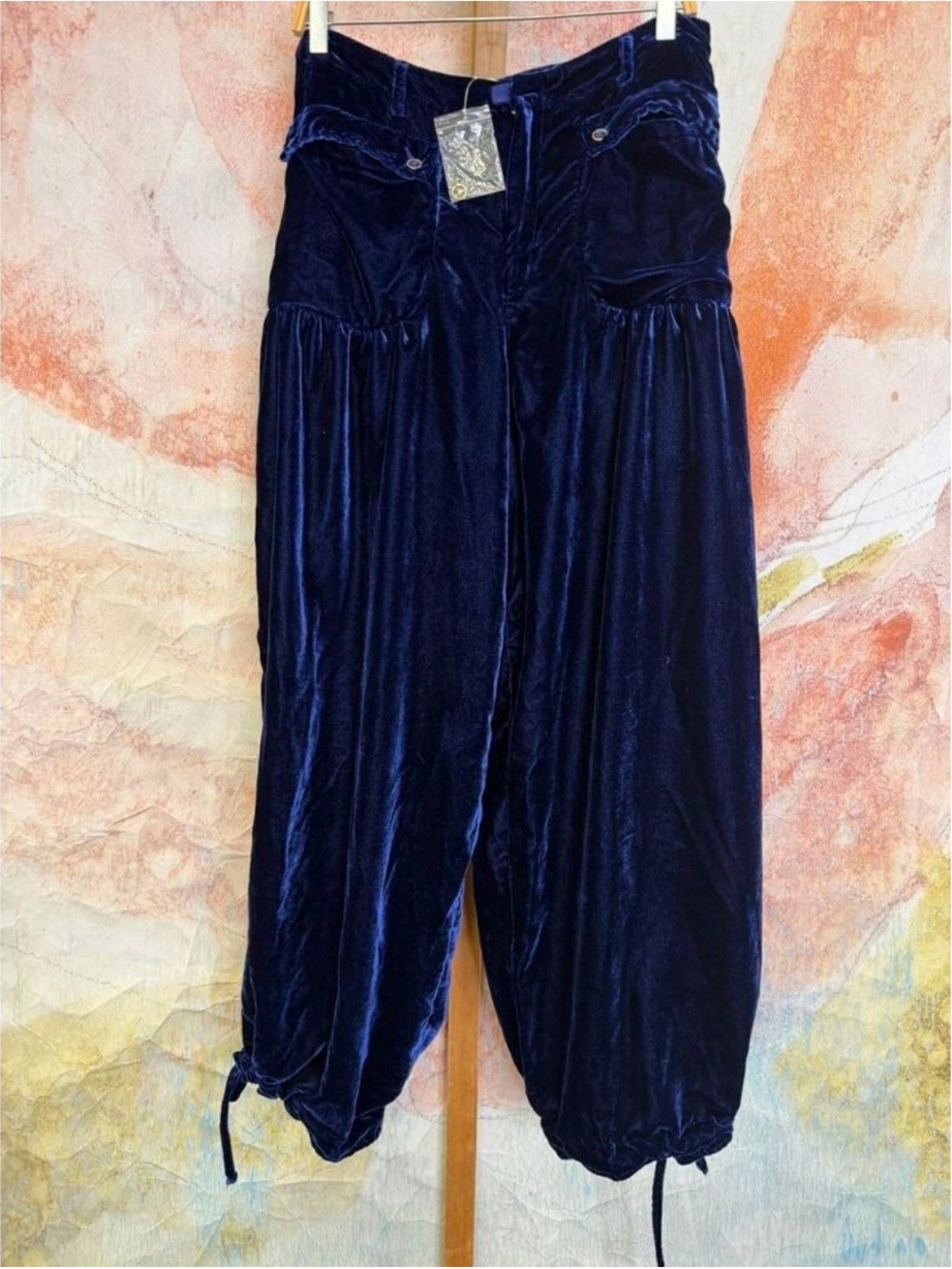 Free people velvet lotus pants